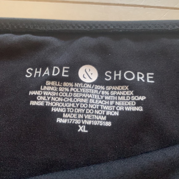 Shade & Shore Black Cutout Bikini Bottoms Size XL NWT - Picture 6 of 6